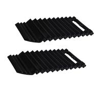 Asukohu Strong Engineering Tractions Board Featuring Spikes Strong Strength Tool for Snow Ice Mud Terrain Escape Mat