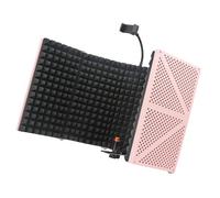 Asukohu Studio Grade Sound Isolations Shield With 5 Sides Sound-Absorbing Foam Reflectors For Superior Noise Control Acoustics Panel