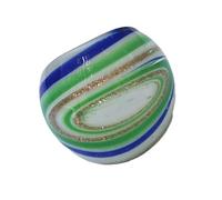 Asukohu Stylish Ethnic Inspired Glass Rings Intricate Wirework Floral Detailing Portable Comfort Wear Unique Wire Wrapped Rings