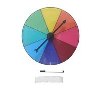 Asukohu Tabletop Prize Turntable Erasable Reusable Fortunes Wheel Draws Roulette Wheel Tabletop Lottery Machine Turntable Wheel Prize Spinnings Game Draws Roulette Wheel
