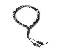 Asukohu Tasbih Prayer Beads Bracelet Muslim Rosary Beads Hand Chain Worship Supplies Accessory Unique Religion Eid Gift Spiritual, one size, As described