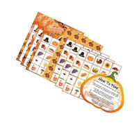 Asukohu Thanksgiving Bingo Card Game Set Interactive Thanksgiving Game Playing Cards For Family Parties Classroom Party Supply Parent Child Gathering Card Toy