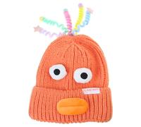 Asukohu Unisex Skull Hat for Teenagers Girls Boys Funny Photo Props Knitted Winter Hat Baggy Cap Costume Props Skull Cap Teenager Hat