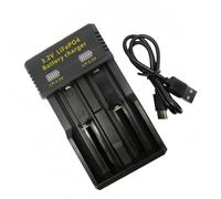 Asukohu Universals USB LiFePO4 Battery Charging for 14500 18650 26500 Multi Size 3.2V Cells with LED Lights Red Green Charging Lights Charger