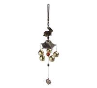Asukohu Vintage Rabbit Wind Chime Metal Wind Chime Charm Ornament Crafts for Indoor Outdoor Garden Yard Decoration