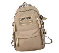 Asukohu Vintage Spacious Large Capacity Nylon Backpack For Students Ergonomic Designs Adjustable Straps Shoulder School Book Bag Casual Daypack For Teens