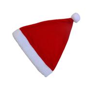 Asukohu Warm Santa Hat Thicken Plush For Holiday Comfort Liner Christmas New Year Symbol Caps With White Brim Christmas Hats For Kids Bulk