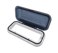Asukohu Waterproof Marine Radio Cover for Boots Dashboards in DIN Size with Hinged Door Design and UV Protective Dustproof Boat Stereo Protection