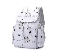 Asukohu Waterproof Oxford Fabric Changing Bag Multiple Pockets Adjustable Shoulder Strap Outdoor Backpack for Baby Essential Practical Baby Essential Bag, White Cow, Einheitsgröße