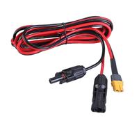 Asukohu XT60 Female Connector Solar Panel Charging Cable 12AWG for Car Folding and Generators Car Solar Adapter