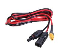 Asukohu XT60 Female Connector Solar Panel Charging Cable 12AWG for Car Folding and Generators Car Solar Adapter