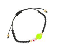 Asukohu Youthful Woven Bracelet with Beads, Elegant Wrist Chain Charm for Football Fans and Stylish People, Braided Bracelet, one size, As described