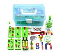 ASumPio Physics Laboratory Equipment, Electromagnetic Experiment Box for Middle School Physics, Electromagnetic Principle Experimental Apparatus Scientific Education