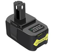 ASUNCELL 18V 5.5Ah Battery for Ryobi, RB18L50 Li-ion Replacement Battery for Ryobi One Plus Power Tool with LED Indicator power over 120 cordless Electric Tools Compatible with BPL, P, C, BID-Series