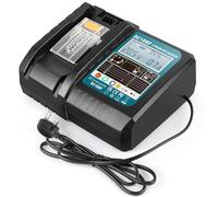 ASUNCELL 3.5A DC18RC Charger for Makita Battery, 14.4-18V Battery Charger compatible with Makita Li-ion Battery BL1830 BL1840 BL1850 BL1860 BL1815 BL1430 BL1450 BL1440 BL1415 DC18RD