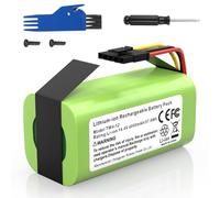 ASUNCELL 4Ah Battery for Eufy L60/ L60 SES L50/ L50 SES L60 Hybrid Series Robot Vacuum Cleaner, Li-ion Battery for IRobot Roomba Combo Essential/Y0112/Y0110, Conga 7490, Xiaomi Mop 2 Lite N011-4S1P