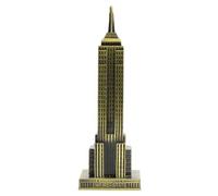 ASUNFO 7.1 Inch Empire State Building Statue Figurine New York City Souvenirs for Home Office Decor(Antique Copper)