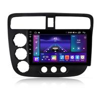 ASURE - 9 inch Android 14 Car Stereo for Civic Sedan/Coupe 2001-2005 - Wireless CarPlay/Android Auto, 8-Core 4+64GB, GPS Navigation with HD Touch Screen