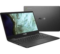 ASUS Chromebook 14.0" HD Laptop - Intel Dual-Core Celeron N3350, 4GB RAM, 32GB eMMC, Chrome OS, Grey