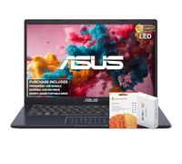 ASUS 14" FHD Laptop, Intel Celeron N4500 Processor, Windows 11 Home, MS Office 365, 4GB RAM, 1TB Storage (500GB External Drive + 64GB eMMC + 512GB SSD), with WOWPC External DVD & Fingerprint Reader