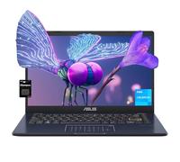 ASUS 14" FHD Ultral Light Laptop for Business, Intel Quad-Core N4500, 4GB RAM, 128GB eMMC, Webcam, HDMI, Win 11 S, Quiet Blue