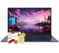 ASUS 14" FHD Vivobook Business Laptop, 6-core Intel Core i3, 40GB RAM 2TB SSD, Windows 11 Pro with Microsoft Office Lifetime Suite, Wi-Fi 6E, Camera Privacy Shutter, NLY Earphones, Quiet Blue