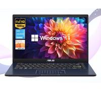 ASUS 14" Laptop for Business & Student, 14" FHD Display, Intel Celeron N4500, 4GB Memory, 64GB eMMC, NumberPad, Webcam, Wi-Fi, HDMI, Windows 11