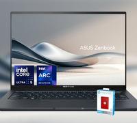 ASUS 14 Zenbook | WUXGA OLED Touch Screen | Intel Core Ultra 5 | AI Boost NPU | 8GB RAM | 2.5TB SSD (2TB SSD withHP P500 512GB Portable SSD) | Backlit Keyboard | 15 Hours Battery Life | Win 11 Pro