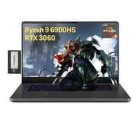 ASUS 2023 ROG Zephyrus 15.6" WQHD 165Hz Gaming Laptop, AMD Ryzen 9 6900HS, 40GB DDR5 RAM, 2TB PCIe SSD, RGB Backlit Keyboard, GeForce RTX 3060, Win 11, Gray, 32GB SnowBell USB Card