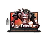 ASUS 2023 TUF A17 17.3" 144Hz FHD Gaming Laptop, AMD Ryzen 5 4600H, 16GB RAM, 512GB PCIe SSD, NVIDIA GeForce GTX 1650, RGB Backlit Keyboard, Win 11, Black, 32GB Snowbell USB Card