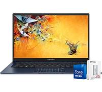 ASUS 2025 14'' FHD 1920 x 1080 Display VivoBook Thin Laptop, 13th Intel-10 Core i7-1355U, WiFi,Intel UHD Graphics, Webcam, Bluetooth, Windows 11 pro, W/ 128GB Portable SSD, Blue(16GB | 1024GB SSD)