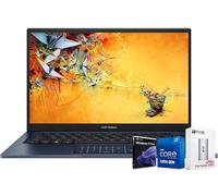 ASUS 2025 14'' FHD 1920 x 1080 Display VivoBook Thin Laptop, 13th Intel-10 Core i7-1355U, WiFi,Intel UHD Graphics, Webcam, Bluetooth, Windows 11 Home, W/ 128GB Portable SSD, Blue(12GB | 512GB SSD)
