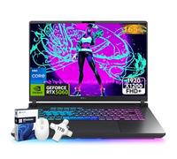 ASUS 2025 ROG Strix G16 Gaming Laptop, NVIDIA RTX 5060 8GB GDDR7, Intel i7-14650HX, 16" 1920x1200 FHD+ 165Hz 3ms, Dolby Atmos, Hires Audio, WiFi 7, 64GB DDR5, 4TB SSD, Win 11 Pro, Accessories