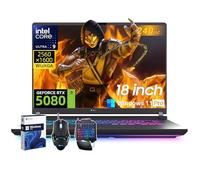 ASUS 2025 ROG Strix G18 Gaming Laptop, Intel 24-Core Ultra 9 275HX(Up to 5.4 GHz), NVIDIA RTX 5080 16GB GDDR7, 18" 240Hz 3ms 2.5K Screen, 64GB DDR5, 2TB SSD, Wi-Fi 7, Windows 11 Pro, Accessory Kit
