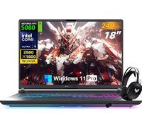 ASUS 2025 ROG Strix G18 Gaming Laptop, NVIDIA RTX 5080 16GB GDDR7, Intel Ultra 9 275HX24-Core, 18" 240Hz 3ms 2.5K Screen, WiFi 7, 64 GB DDR5, 2 TB SSD, Win 11 Pro, Accessory Kit