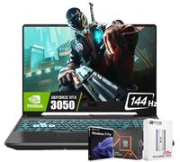 ASUS 2025 TUF A15 15.6'' FHD 144Hz Gaming Laptop, 8-Core AMD Ryzen 7-7435HS, Nvidia Geforce RTX 3050 Graphics, 16GB DDR5 RAM, 1TB SSD, Backlit KB, Wi-Fi 6, Win11 Pro, W/Portable SSD