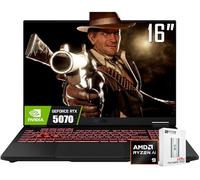 ASUS 2025 TUF A16 16" FHD+ 165Hz RTX 5070 Gaming Laptop, AMD Ryzen 9 270(>i9-12900, Up to 5.2GHz), 64GB DDR5 RAM, 2TB PCIe 4.0 SSD, RGB Backlit Keyboard, Thunderblot 4, Win 11 Home, W/Portable SSD
