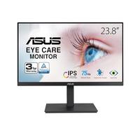 ASUS 23.8” 1080P Monitor (VA24EQSB) - Full HD, IPS, 75Hz, Built-in Speakers, Eye Care, Low Blue Light, Flicker Free, VESA Mountable, Height Adjustment, Frameless, DisplayPort, HDMI, VGA, USB Hub,BLACK