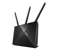 ASUS 4G-AX56 wireless router Gigabit Ethernet Dual-band (2.4 GHz / 5 GHz) Black