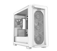 Asus A23 PLUS ARGB Gaming Case w/Glass Side and Front, Micro ATX, 4x ARGB Fans, 380mm GPU & 360mm Radiator Support, USB-C, Asus BTF Compatible, White