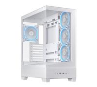 ASUS A31 PLUS TG ARGB Tempared Glass Mid Tower Gaming PC Case - White