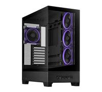 ASUS A31 Plus Black ATX case (Hidden-Connector motherboards, 360mm radiators and 380mm Graphics Cards, with Black or White Color Options, Four pre-Installed ARGB Fans, Clean Cable Management)