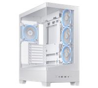 ASUS A31 PLUS TG ARGB Tempared Glass Mid Tower Gaming PC Case - White