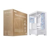 ASUS A31 PLUS TG ARGB Tempared Glass Mid Tower Gaming PC Case - White