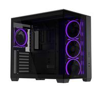 ASUS A32 PLUS ARGB Tempered Glass Dual-Chamber Mid-Tower Gaming PC Case - Black