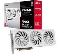 ASUS ASUS Prime Radeon RX 9070 XT White OC Edition 16GB GDDR6 Gaming Graphics Card ASUS ASUS Prime Radeon RX 9070 XT White OC Edition 16GB GDDR6 Gaming Graphics Card