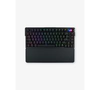 ASUS ROG Azoth Extreme 75% Gaming Mechanical Keyboard, Aluminum Chassis, Carbon Fiber Plate, Adjustable Gasket Mount, 3-Layer Dampening, OLED Touchscreen, ROG NX Snow Switches, PBT Keycaps | UK Layout