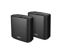 Asus AX7800 Router WiFi 6 Triband Mesh ZenWiFi XT9 2PK Charcoal, 6-Room Coverage, 7.8Gbps Wi-Fi, 3 SSID, Network Security and Parental Controls (Pack of 2)