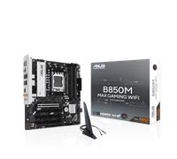 ASUS B850M MAX Gaming Wi-Fi AMD mAMD ATX Motherboard, 8+2+1 Power Stages, DDR5 Slot, PCIe 5.0 Ready, 3 M.2 Slots, Wi-Fi 6, 1 Gb Ethernet, USB-A, USB-C, HDMI, BIOS Flashback and Aura Sync, Black