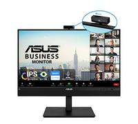 ASUS BE27ACSBK Video Conferencing Monitor -27 inch, 2560x1440 WQHD, IPS, Webcam, Mic Array, AI Noise-canceling, Zoom Certified, USB-C, Speakers, Height Adjustable, HDMI, Eye Care, Wall Mountable